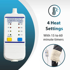 Control panel on Thermotech Mini with four settings for customization.