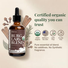 THIEVA Burglar's Blend cleaning-mix illustrates plant-based cleaning with a fresh scent