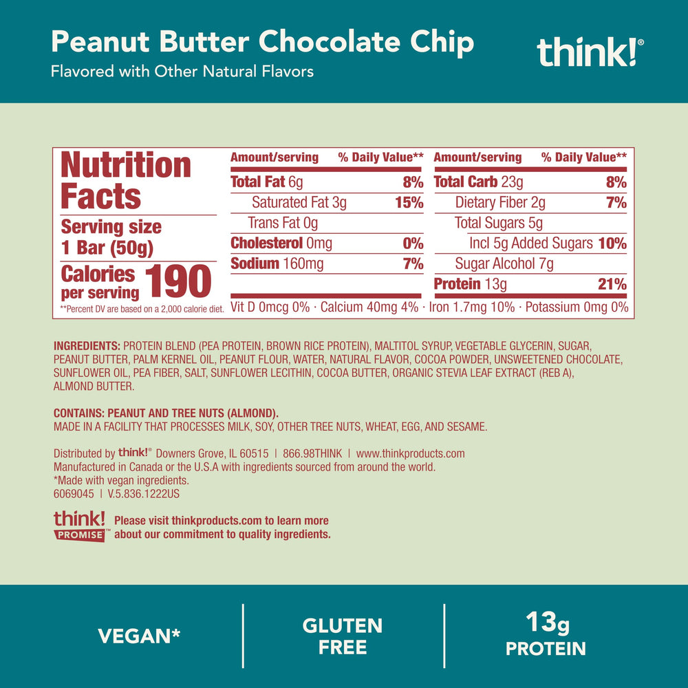 Think! bar unwrapped ready for quick energy before workouts.