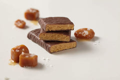 ThinkThin display with salted caramel among flavors for variety.