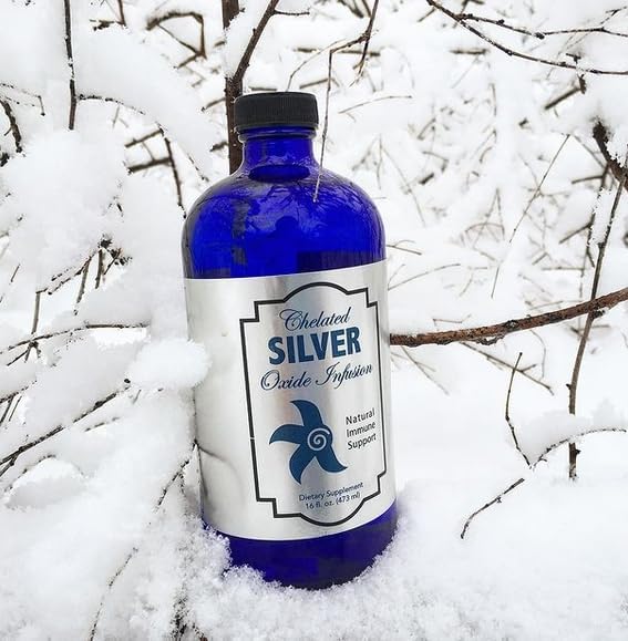 3rd Rock Essentials Silver Infusion daily-use bottle for ongoing immune support.