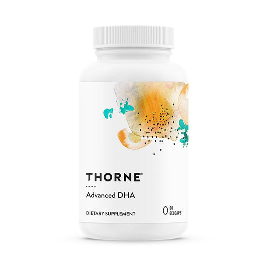 THORNE Advanced DHA bottle with mint flavor for daily brain support