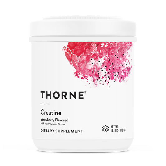 THORNE Creatine bottle pour boosts daily muscle endurance.
