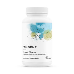 THORNE Liver Cleanse bottle image highlighting convenient daily detox support.