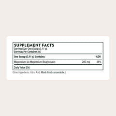 Thorne magnesium bisglycinate being poured into a glass for muscle relaxation after workouts