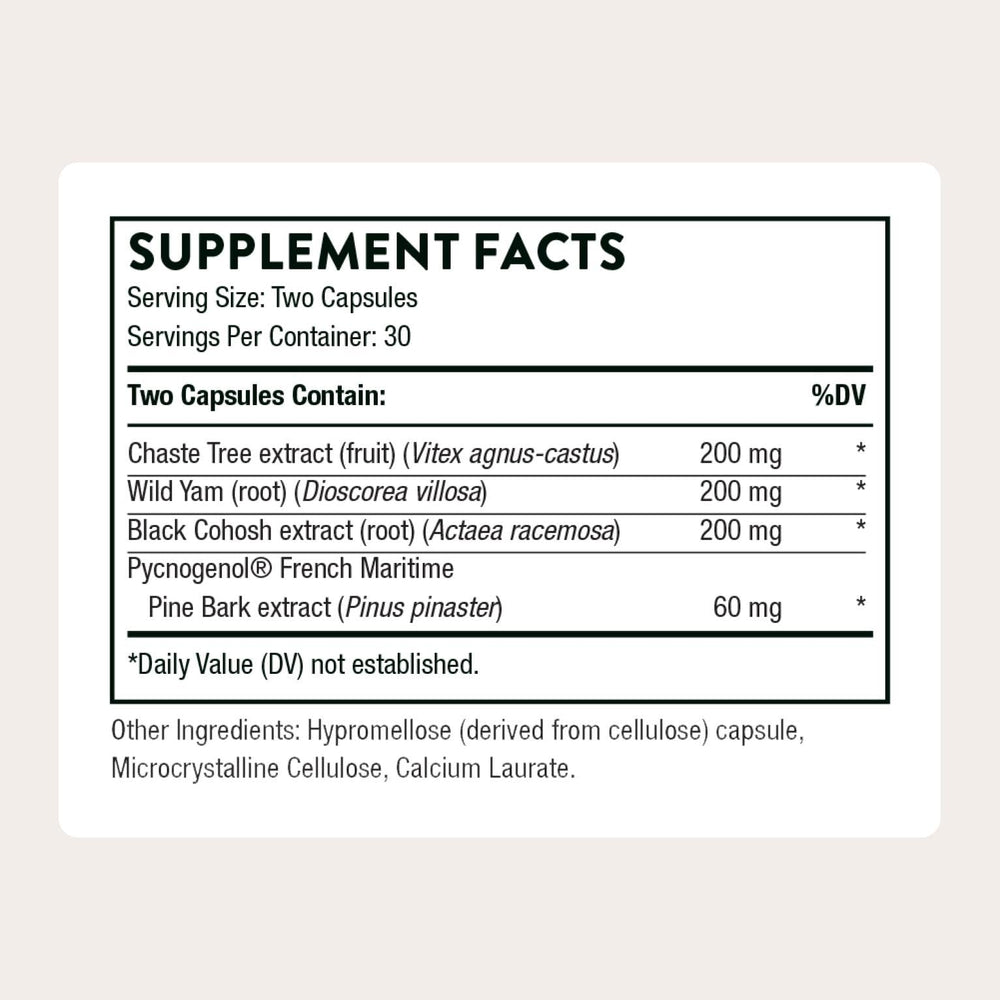 THORNE Meta-Balance bottle pouring capsules for daily use