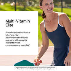 THORNE Multi-Vitamin Elite capsules close-up showing complete daily nutrition.