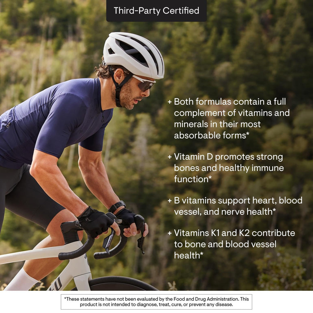 THORNE daily ritual image highlighting AM usage for energy on the go.