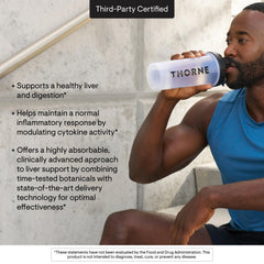 Thorne S.A.T. third-party certification seal confirms product integrity
