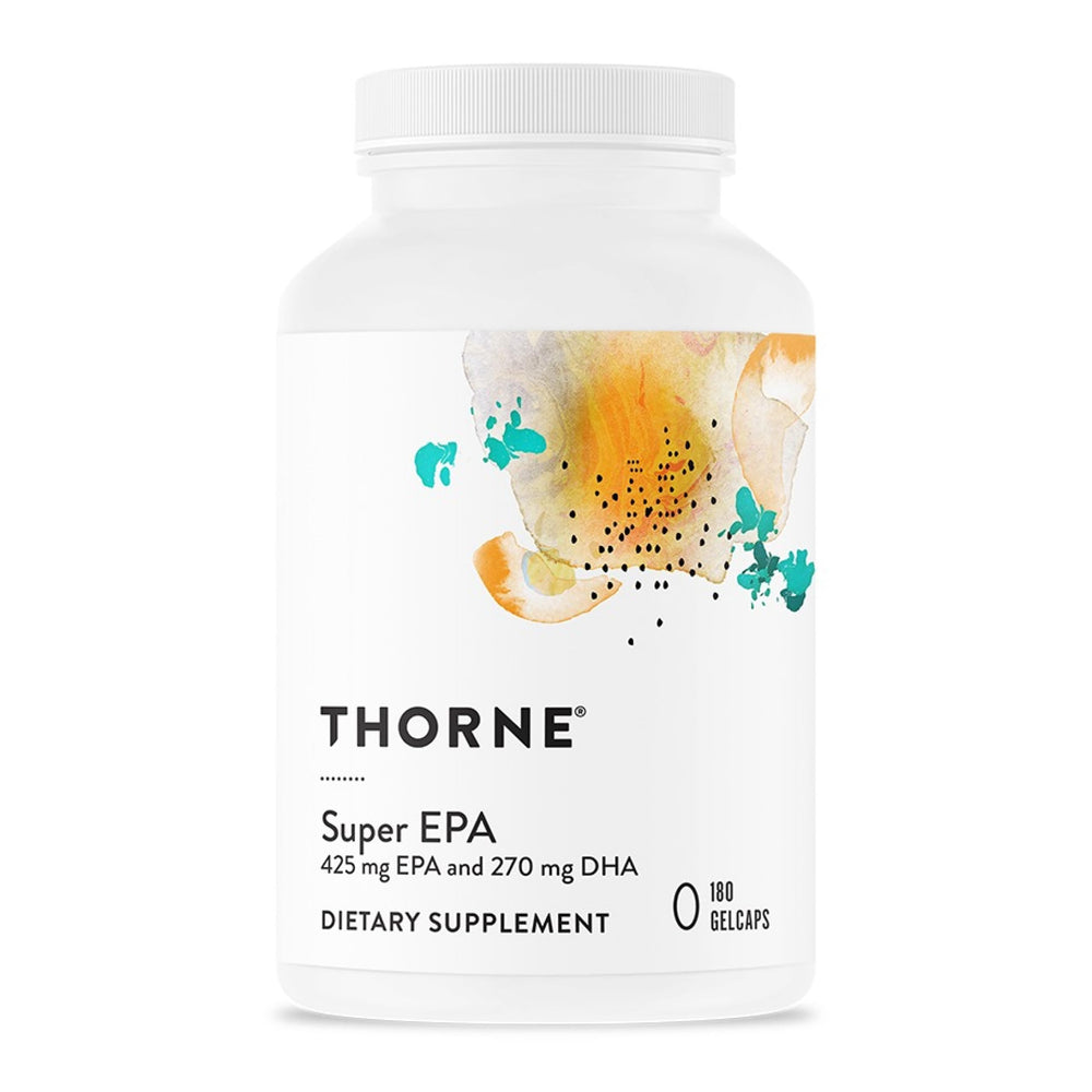THORNE Super EPA bottle ready for daily omega-3 routine