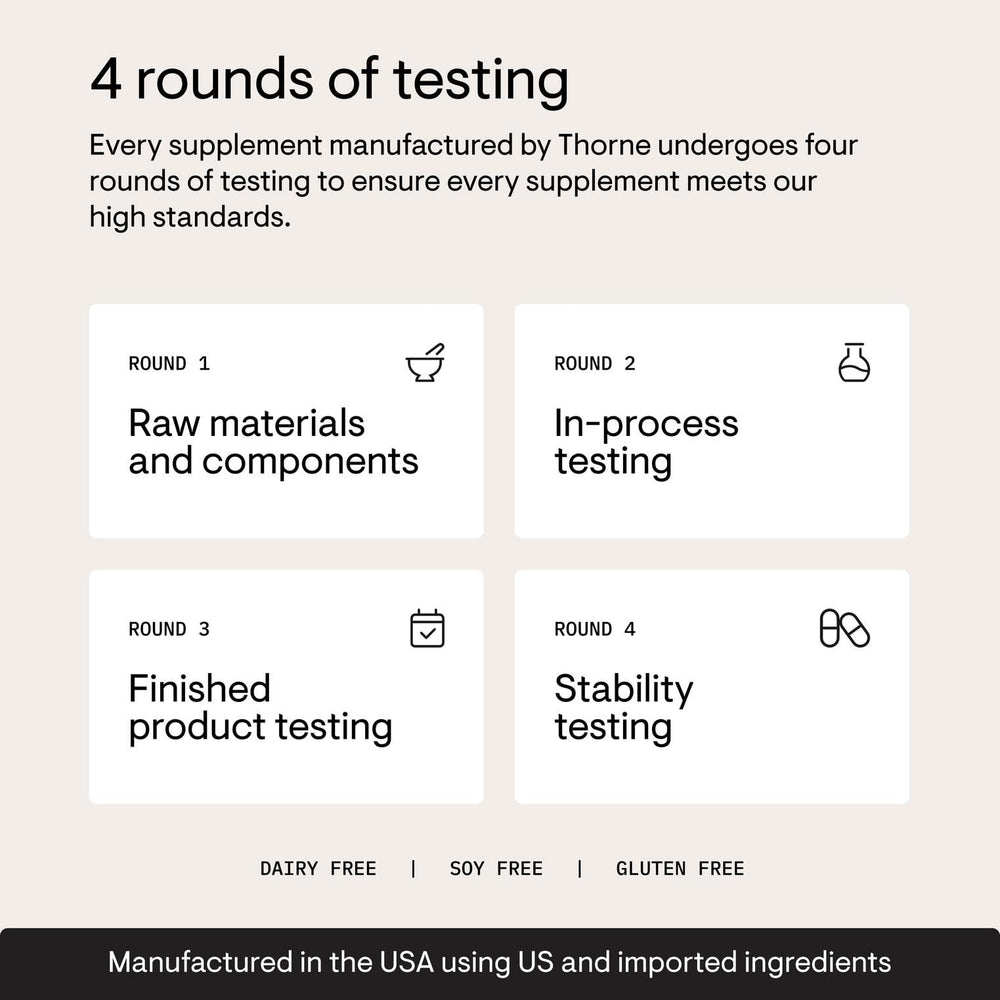 Athlete using THORNE SynaQuell+ during training for focus.