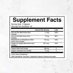 THREAD Performance Daily Edge iron-minerals-chart graphic highlights nutrients for activity.