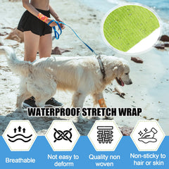 Threlaco neon-style wrap enhances visibility for outdoor activities.