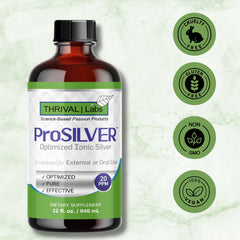 Thrival Labs 32oz amber bottle product shot highlighting value.