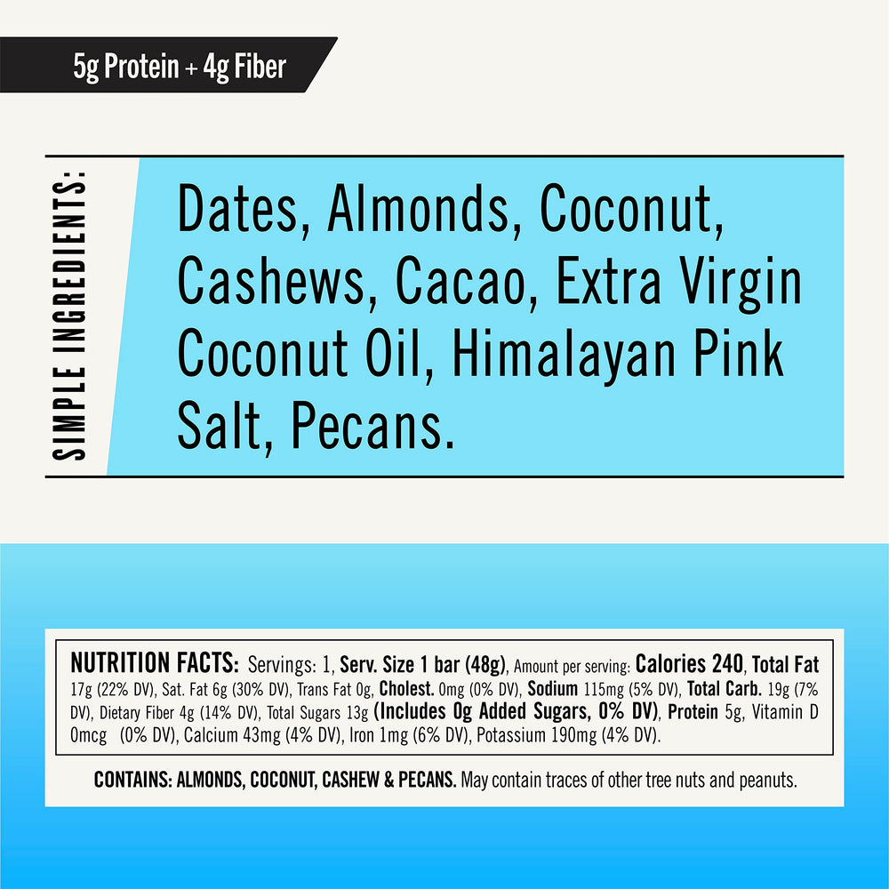 Thunderbird Bars gluten-free and paleo-certified label visible for quick nutritious snack.