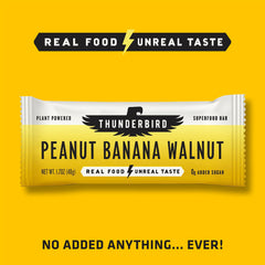 Thunderbird Bars gluten-free paleo vegan badge signals inclusive snack options