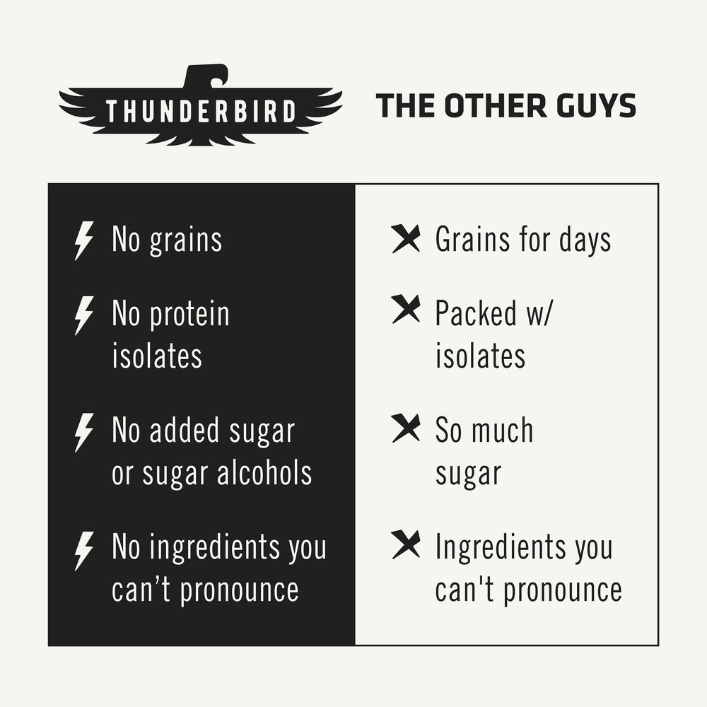 Cross-section of Thunderbird Bars Snickerdoodle Cashew Tahini showing nuts and dates