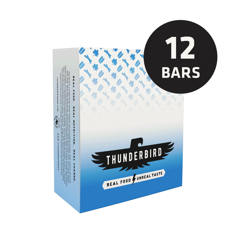 Thunderbird Texas Maple Pecan bar on-the-go in-hand snack option.