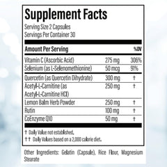 ThyroSoothe label details emphasizing ingredients and routine use