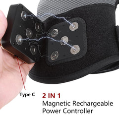TIAXU TIAXU knee wrap in wear-ready setup for hands-free therapy