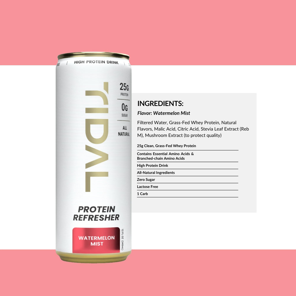 TIDAL Protein Refresher on-the-go usage fits busy routines.