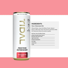 TIDAL Protein Refresher on-the-go usage fits busy routines.