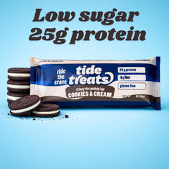 Tidetreats Crispy Rice Bar Gluten-free option for gym bags.