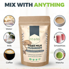 Tiger Milk Mushroom capsules for daily lung health