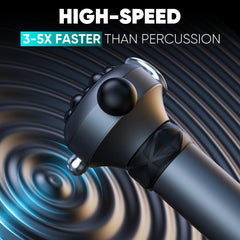 TILAT M1 Max honeycomb tip improves grip and distributes pressure for comfortable deep tissue work.
