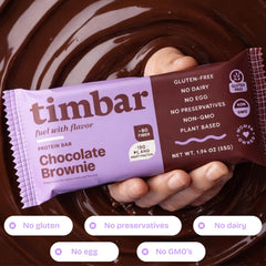 TIMBAR Non-GMO label emphasizes a clean, transparent ingredients list.
