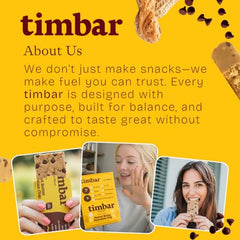 TIMBAR bar cut in half to reveal texture and chips