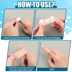 Timgle 1x3 size bandages, compact packaging for everyday use