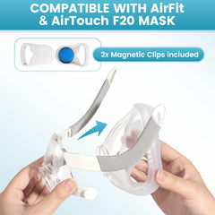 Timok F20 package includes frame, headgear, and two clips.