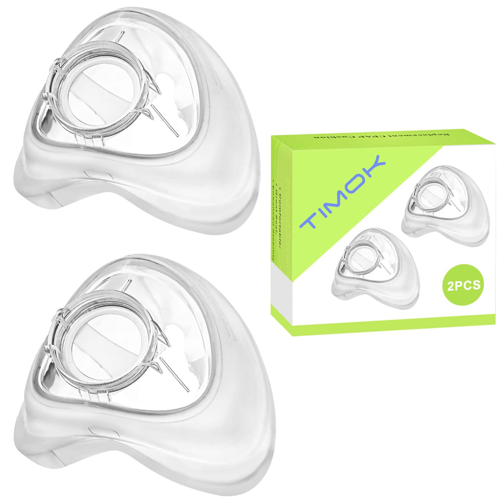 Timok AirFit N20 nasal cushion close-up showing soft silicone texture for comfort