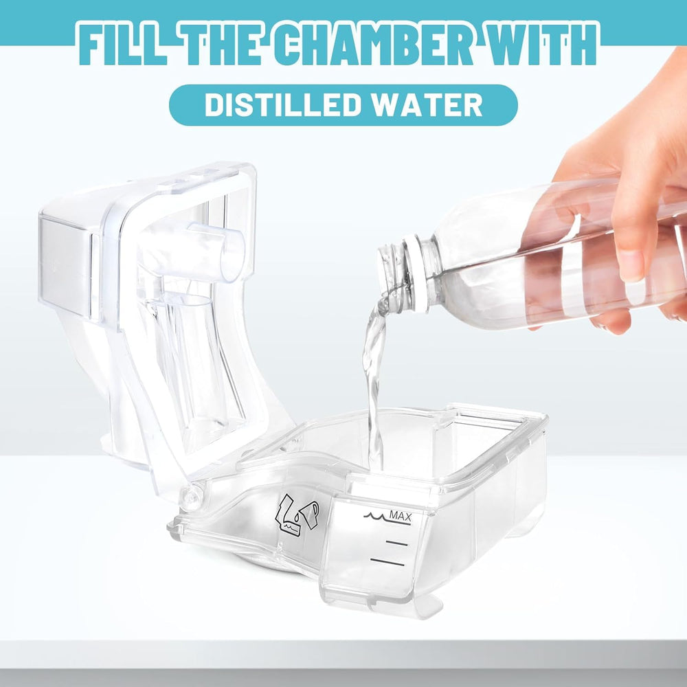 Timok humidifier chamber with 316 stainless steel base prioritizes durability.