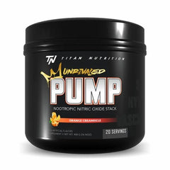 Titan Nutrition Pump Unrivaled bottle pour shows 10 g L-Citrulline for a strong nitric oxide pump.