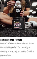 Titan Nutrition Pump Unrivaled beta-alanine scoop emphasizing endurance buffering.