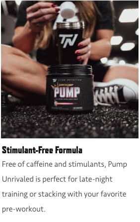 Titan Nutrition Pump Unrivaled S7 nitric oxide boost label signals potential blood flow enhancement