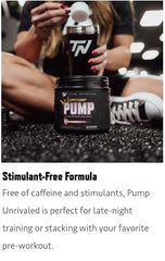 Titan Nutrition Pump Unrivaled S7 nitric oxide boost label signals potential blood flow enhancement