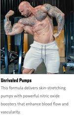 Titan Nutrition Pump Unrivaled S7 image showing enhanced blood flow support.