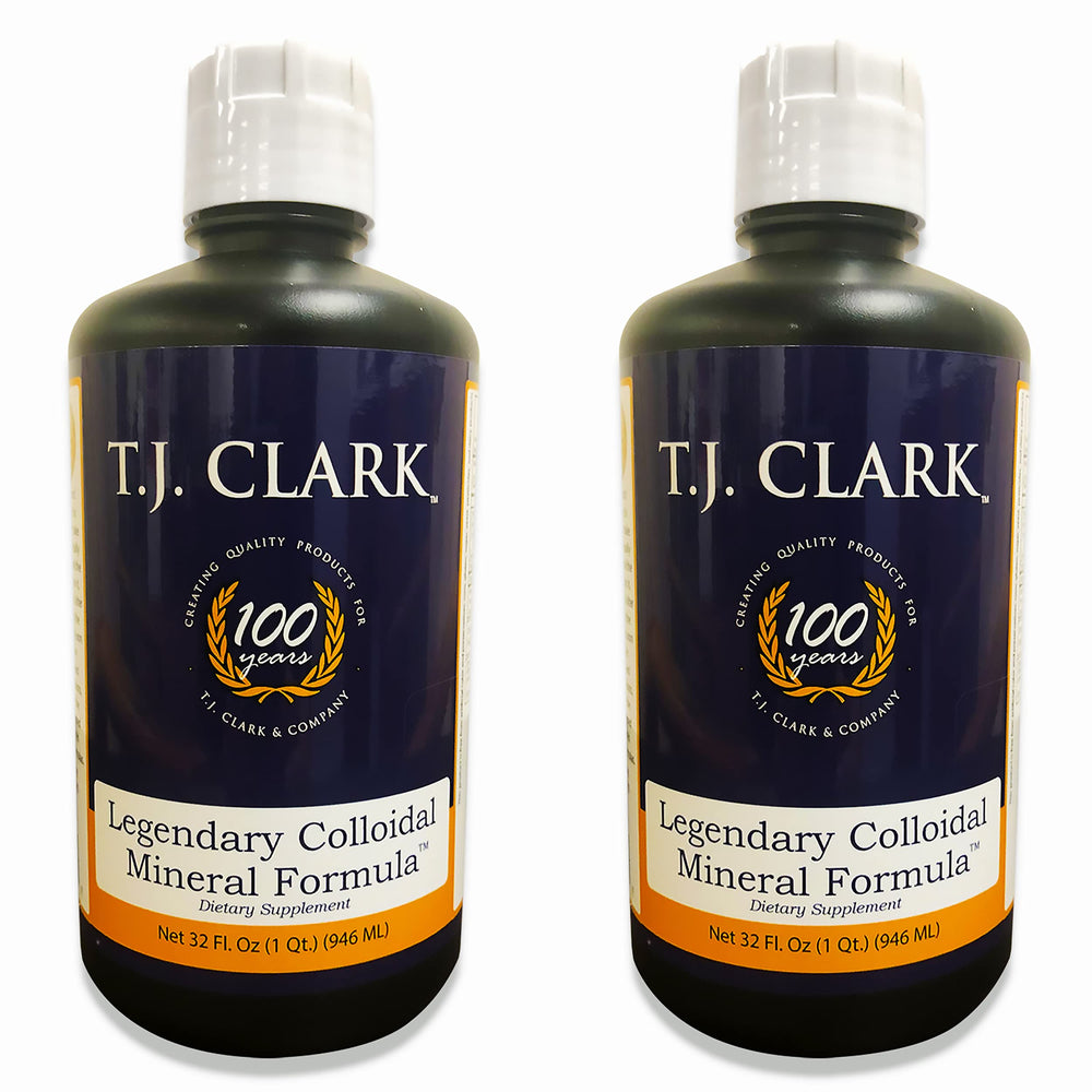 T.J. Clark Legendary mineral formula bottle setup for daily mineral intake