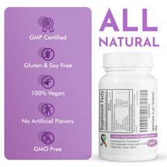 TJ Nutrition Digestive Enzymes bottle highlights vagus nerve support benefits.