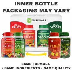 TM NATURALS packaging front showcases easy-to-take capsules for busy mornings.