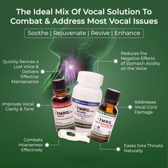 TMRG Powerful Vocal Recovery Kit Large Cocoa-flavored herbal powder jar supports daily maintenance