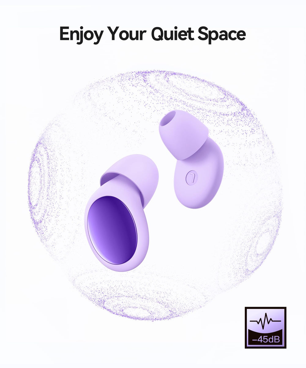 TOAPEX Premium Sleep Earplugs offer discreet wear for restful nights