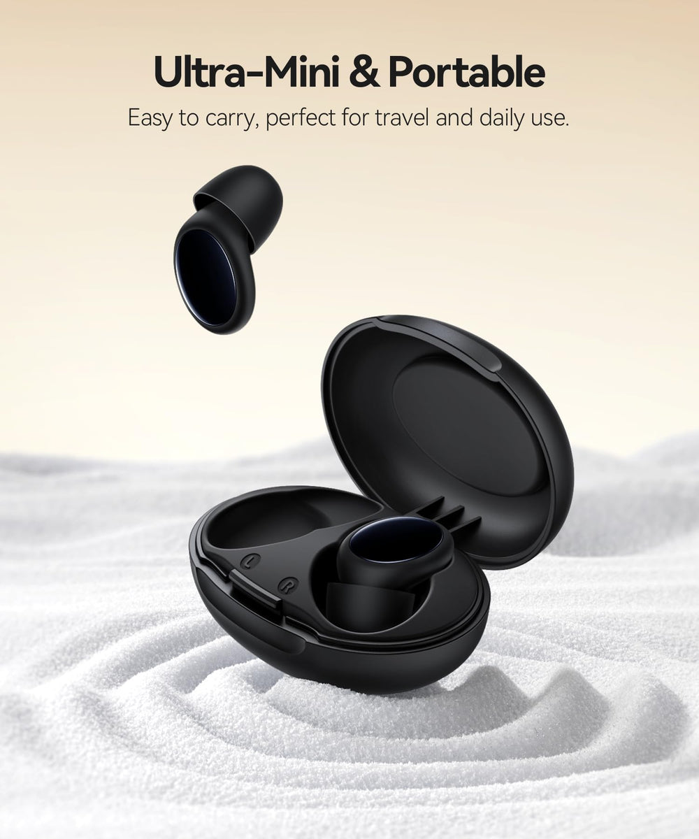 TOAPEX side-sleeper friendly earplugs for comfortable overnight wear