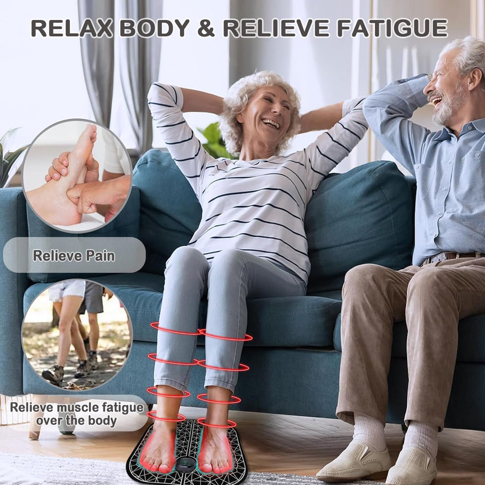 TOGECOS foot massager mat offering customizable relaxation