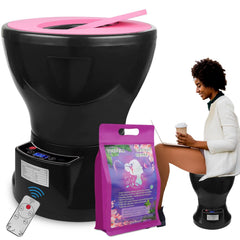 TOKPELA Yoni Steam Seat setup for comfortable, at-home self-care sessions.