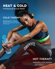 Tolaccea leak-proof design prevents spills during cold or heat therapy sessions.