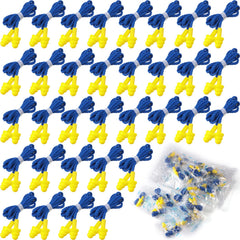 Tondiamo 200-pair corded silicone ear plugs in package for daily use
